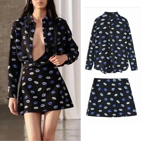 Brand-new zara set: top xs, skirt S - Picture 8 of 9